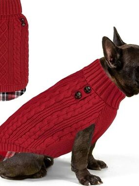 KYEESE Dog Sweater Soft Pullover Dog Sweaters XL